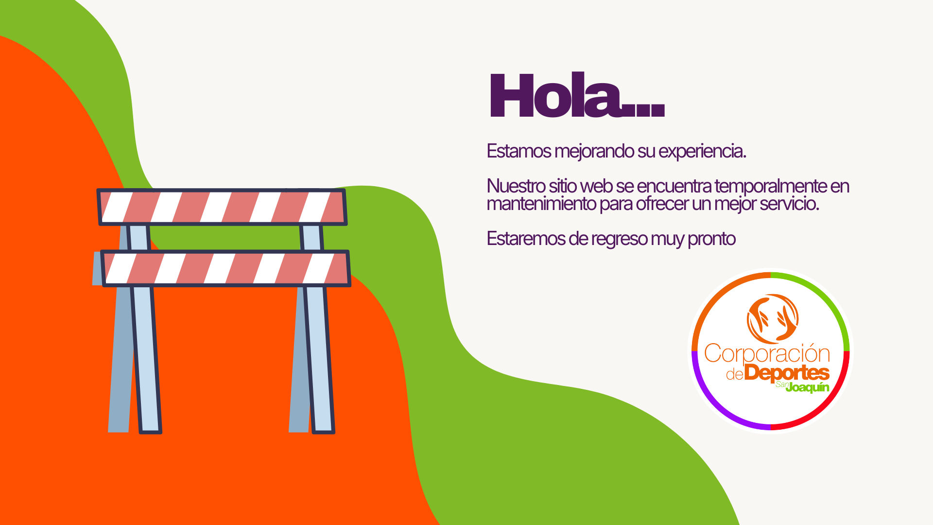 Página en Mantenimiento
